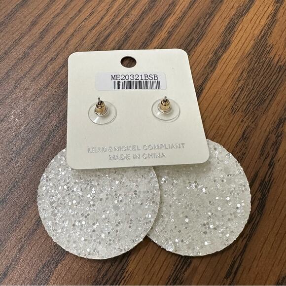 Glitter Baseball Earrings - Picture 6 of 6